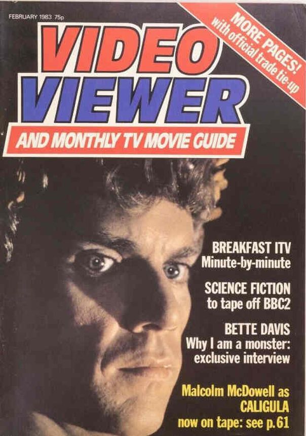 VIDEO VIEWER magazine side cover February 1983