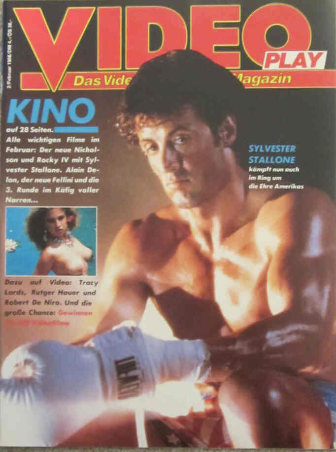 VIDEOPLAY/KINOTHEK magazine cover February 1986