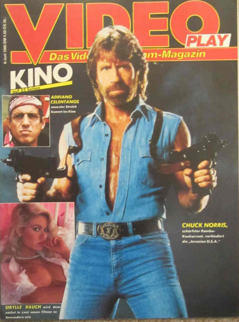 VIDEOPLAY/KINOTHEK magazine cover June 1986