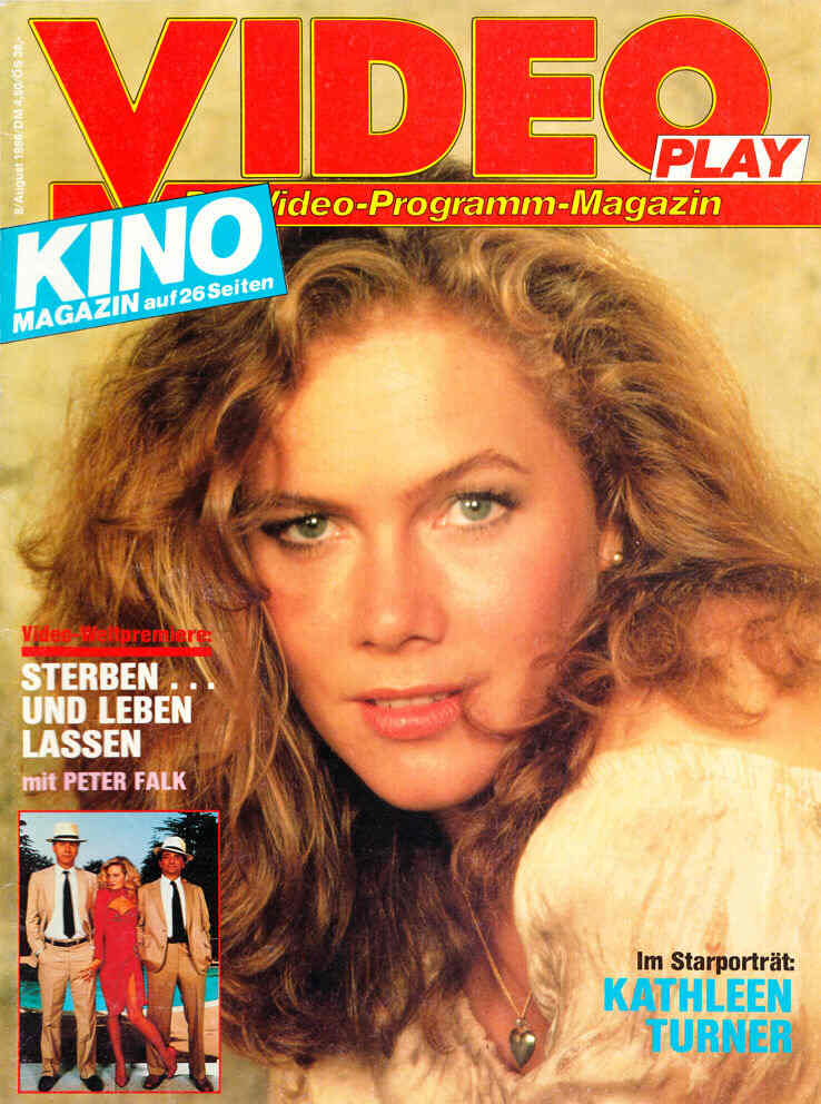 VIDEOPLAY/KINOTHEK magazine cover August 1986