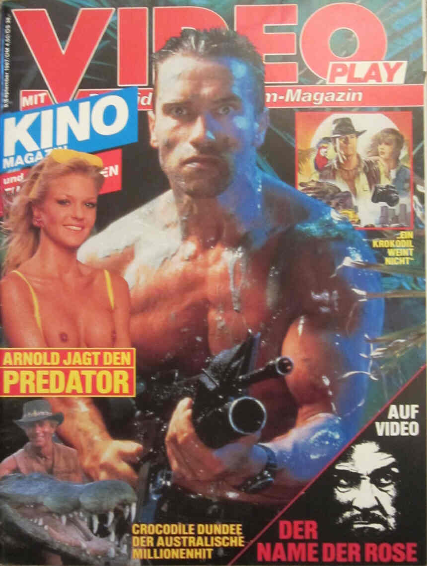 VIDEOPLAY/KINOTHEK magazine cover September 1987