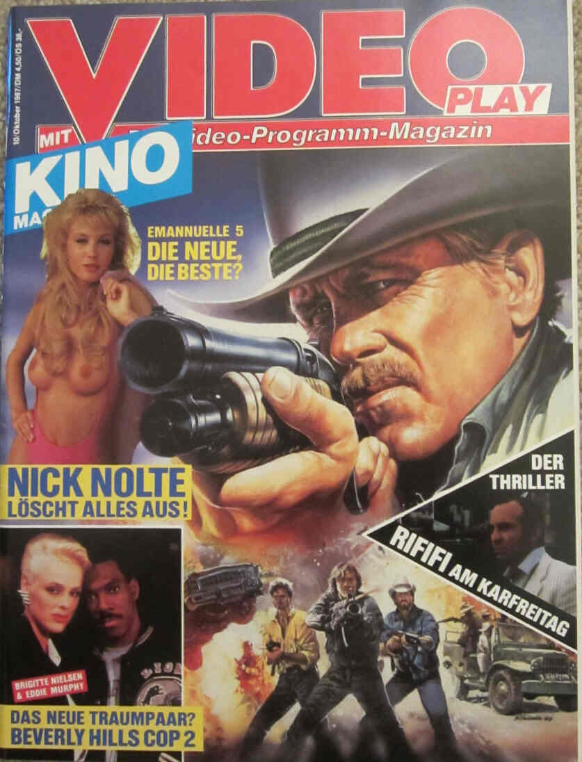VIDEOPLAY/KINOTHEK magazine cover October 1987