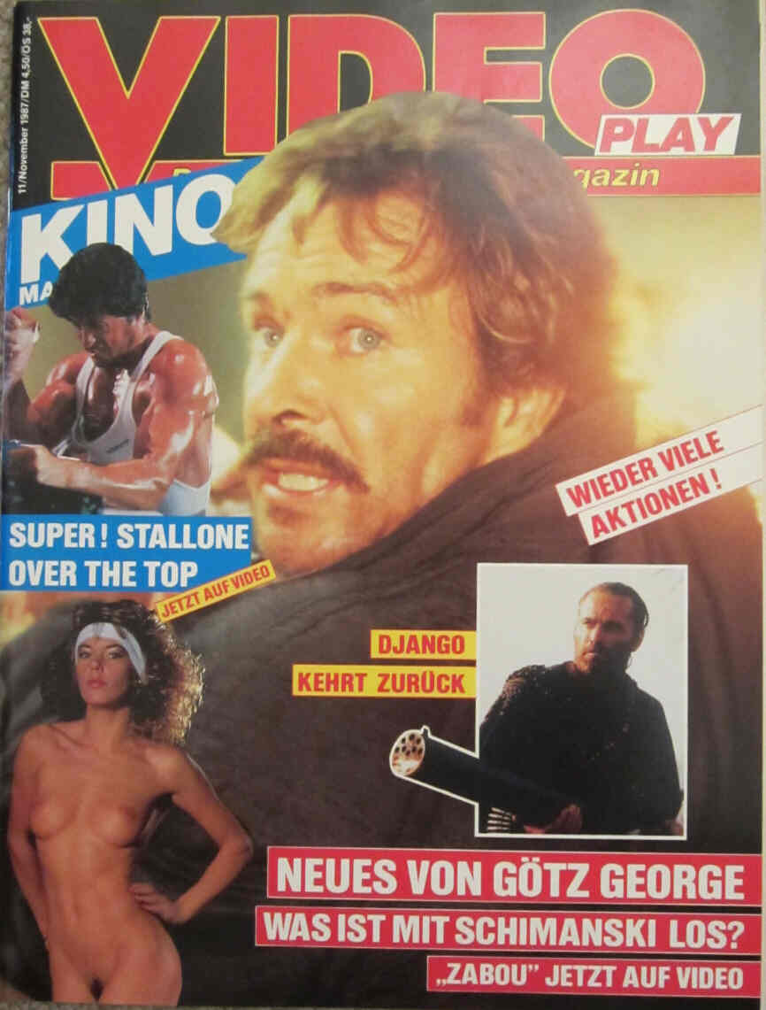 VIDEOPLAY/KINOTHEK magazine cover November 1987