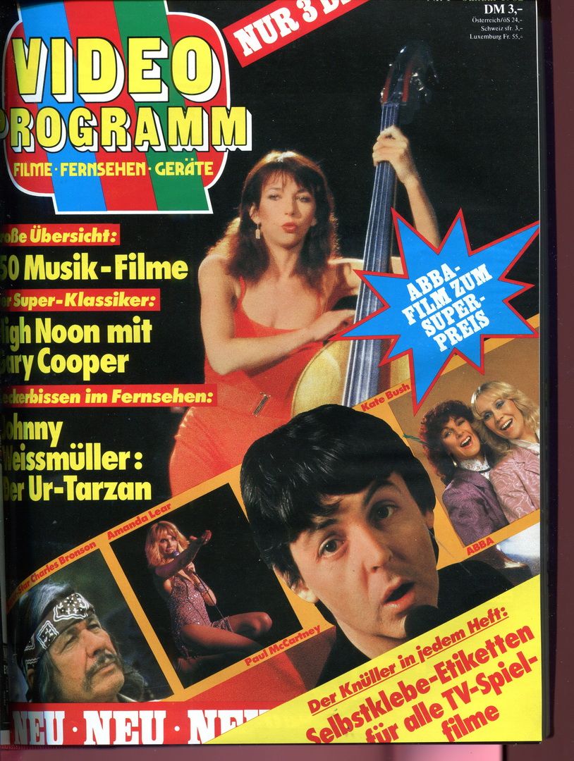 VIDEO PROGRAMM magazine cover  January 1982