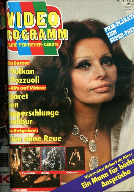 VIDEO PROGRAMM magazine cover  October 1982