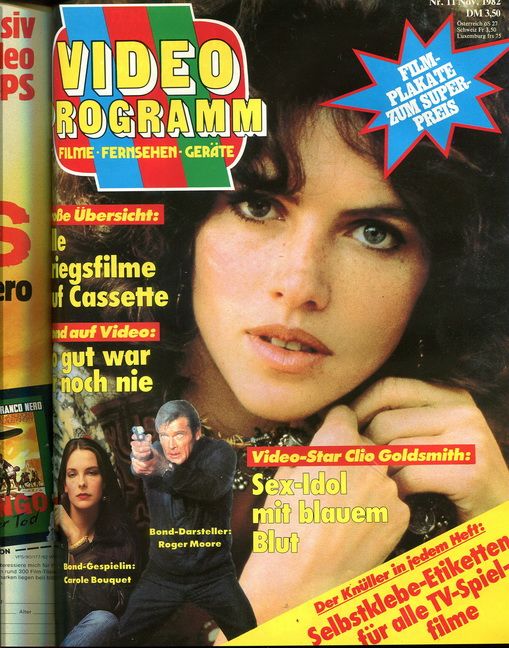 VIDEO PROGRAMM magazine cover  November 1982