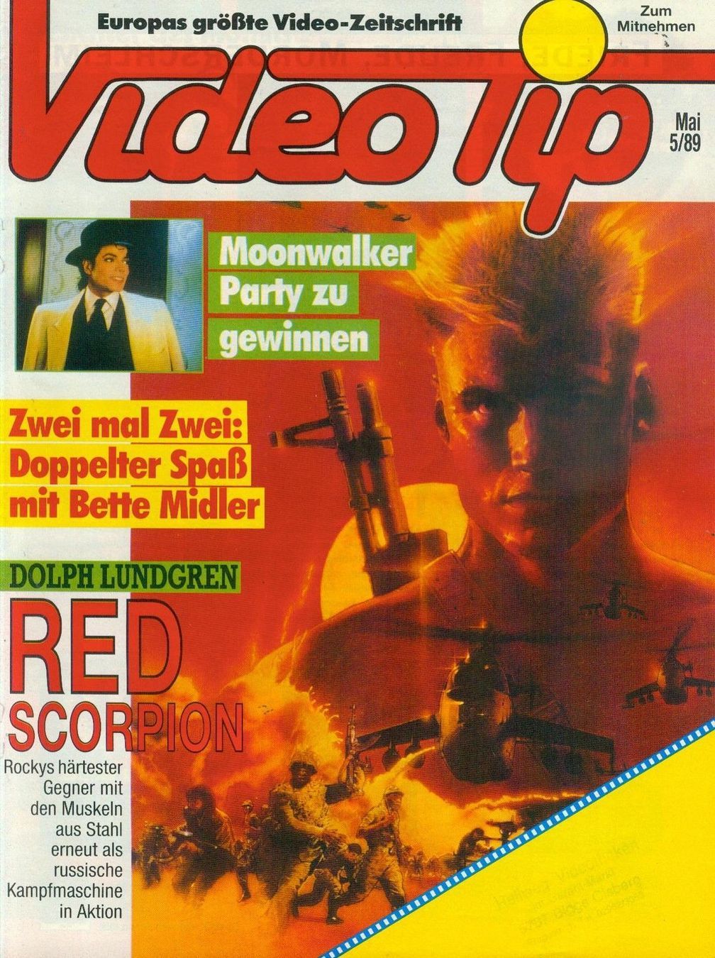 VIDEO TIP magazine cover May 1989
