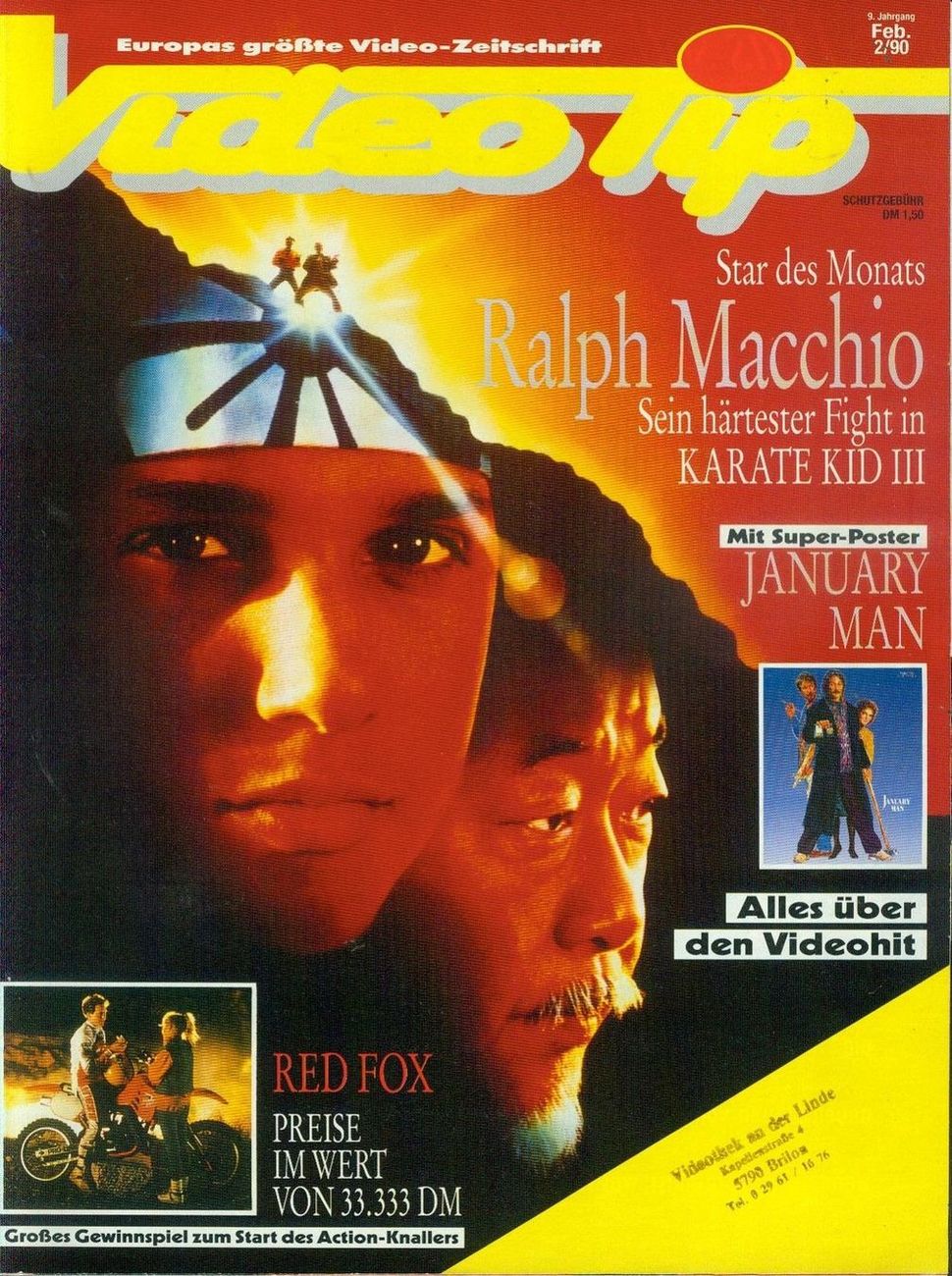 VIDEO TIP magazine cover February 1990