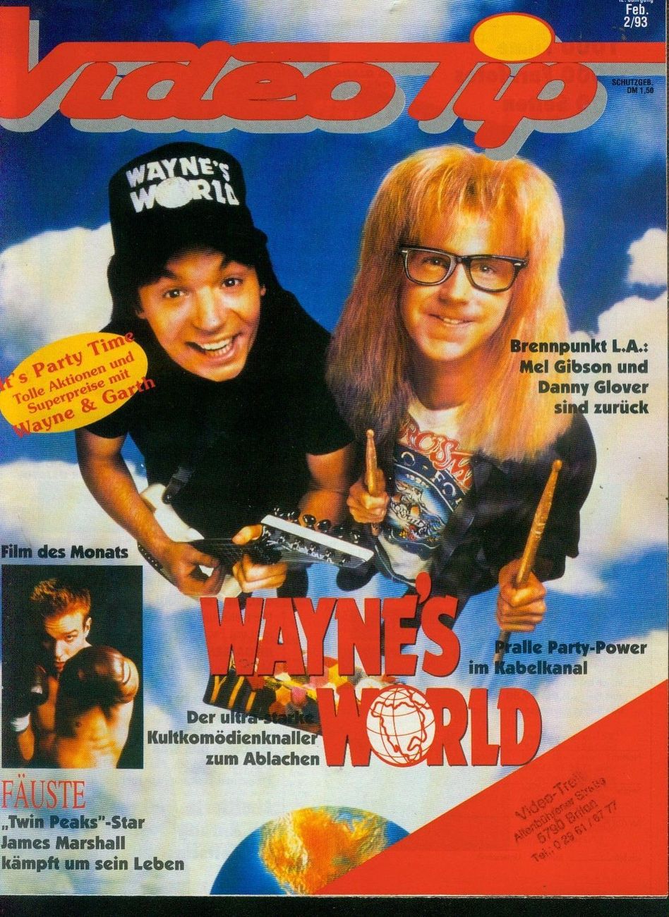 VIDEO TIP magazine cover February 1993