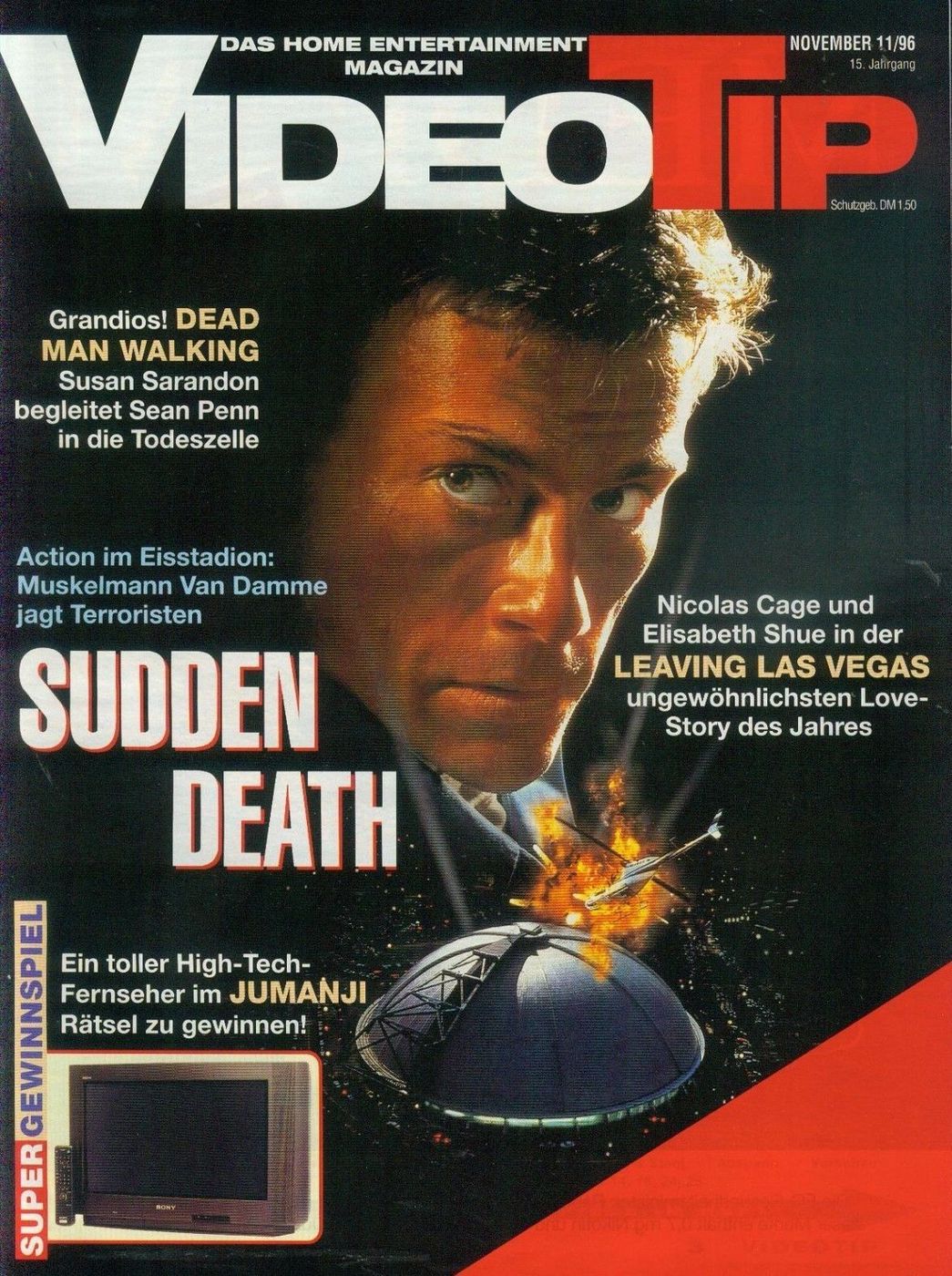 VIDEO TIP magazine cover November 1996