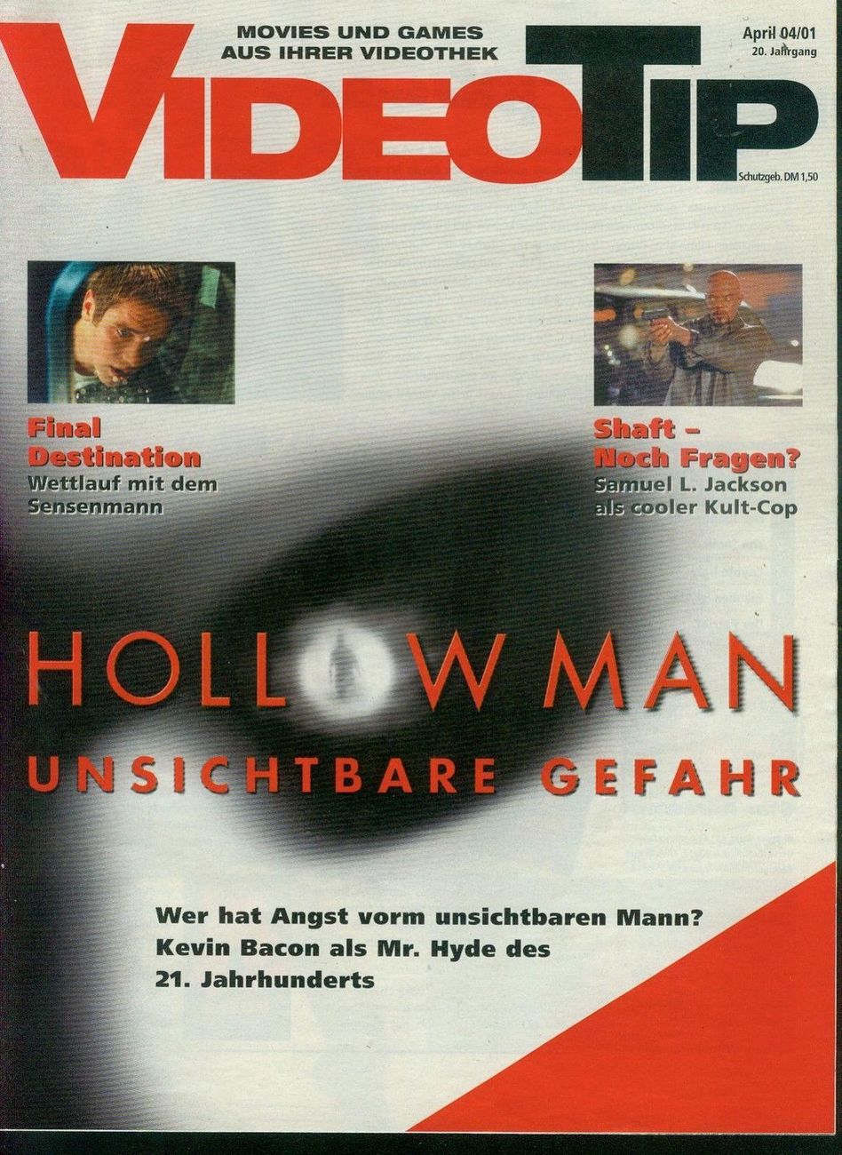 VIDEO TIP magazine cover April 2001