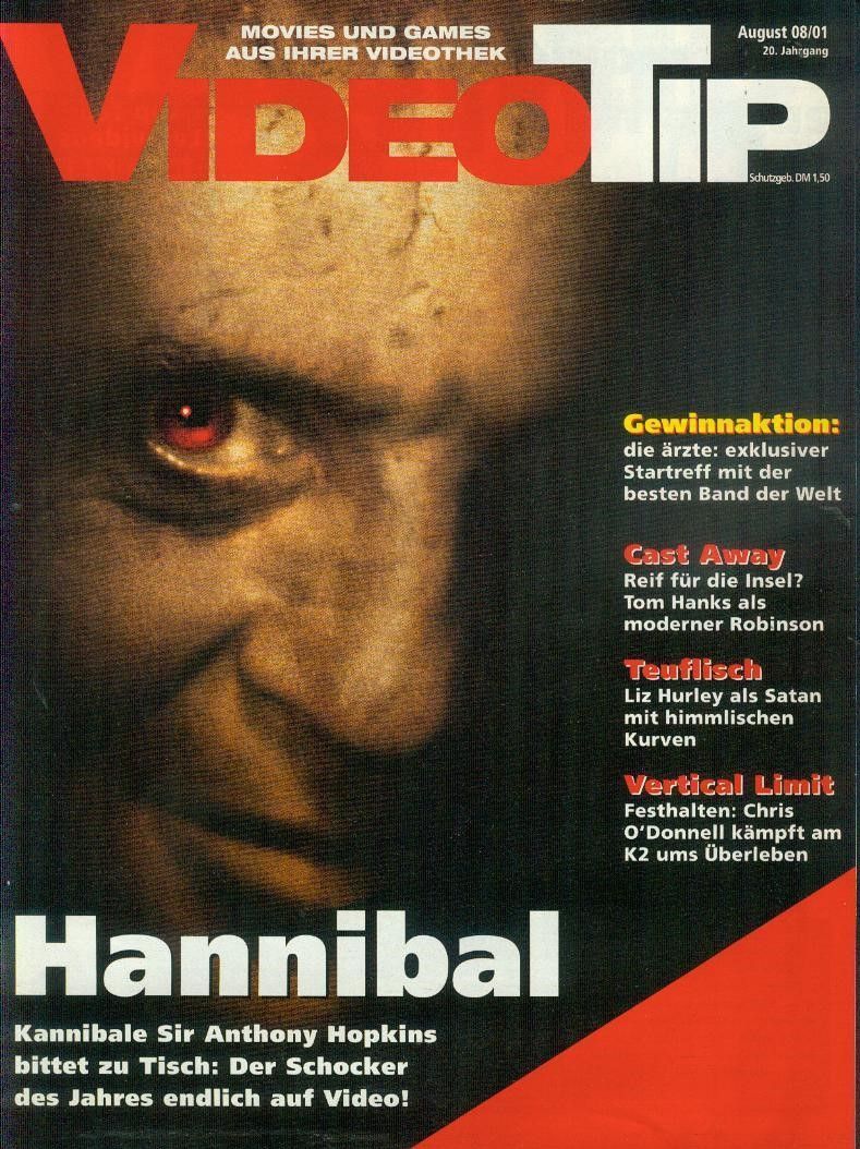 VIDEO TIP magazine cover  August 2001