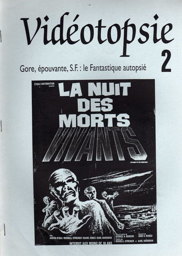 VIDEOTOPSIE magazine side cover Issue 2  1994