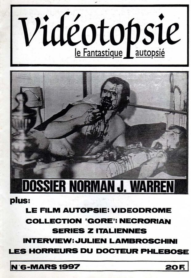 VIDEOTOPSIE magazine side cover Issue 6 March 1997