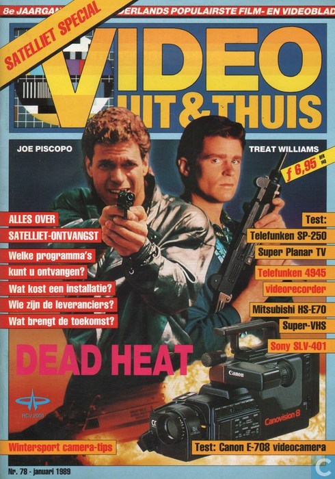 VIDEO UIT EN THUIS magazine cover Issue 78 January 1989