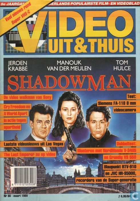 VIDEO UIT EN THUIS magazine cover Issue 80 March 1989