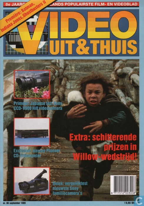 VIDEO UIT EN THUIS magazine cover Issue 86 September 1989
