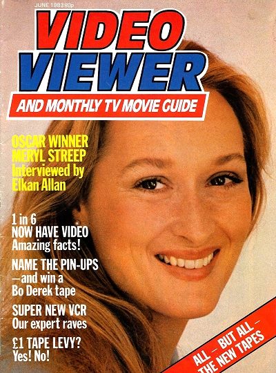 VIDEO VIEWER magazine side cover June 1983