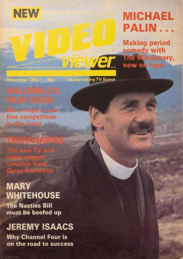VIDEO VIEWER magazine side cover  November 1983