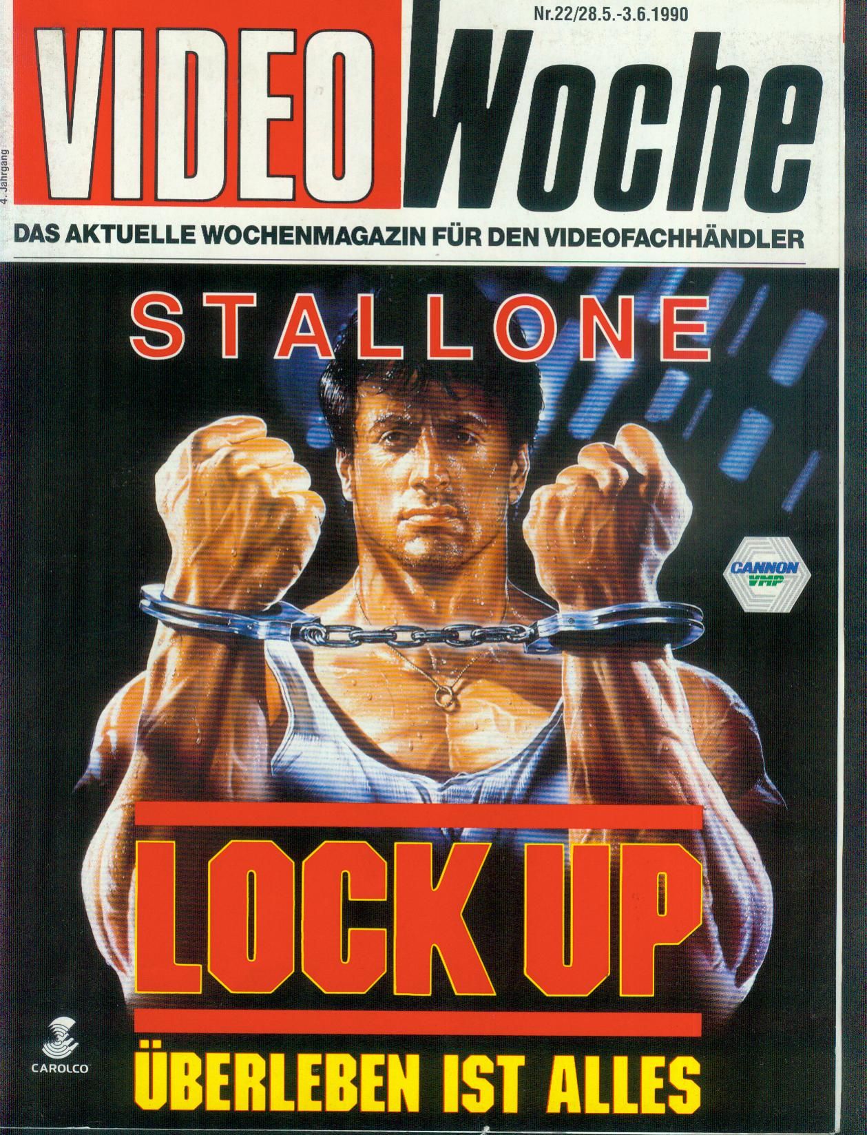 VIDEOWOCHE magazine side cover Issue 22   1990