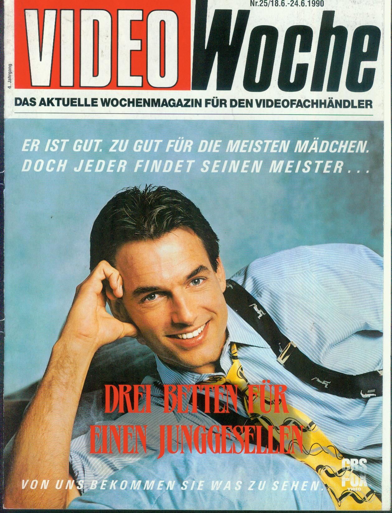 VIDEOWOCHE magazine side cover Issue 25   1990