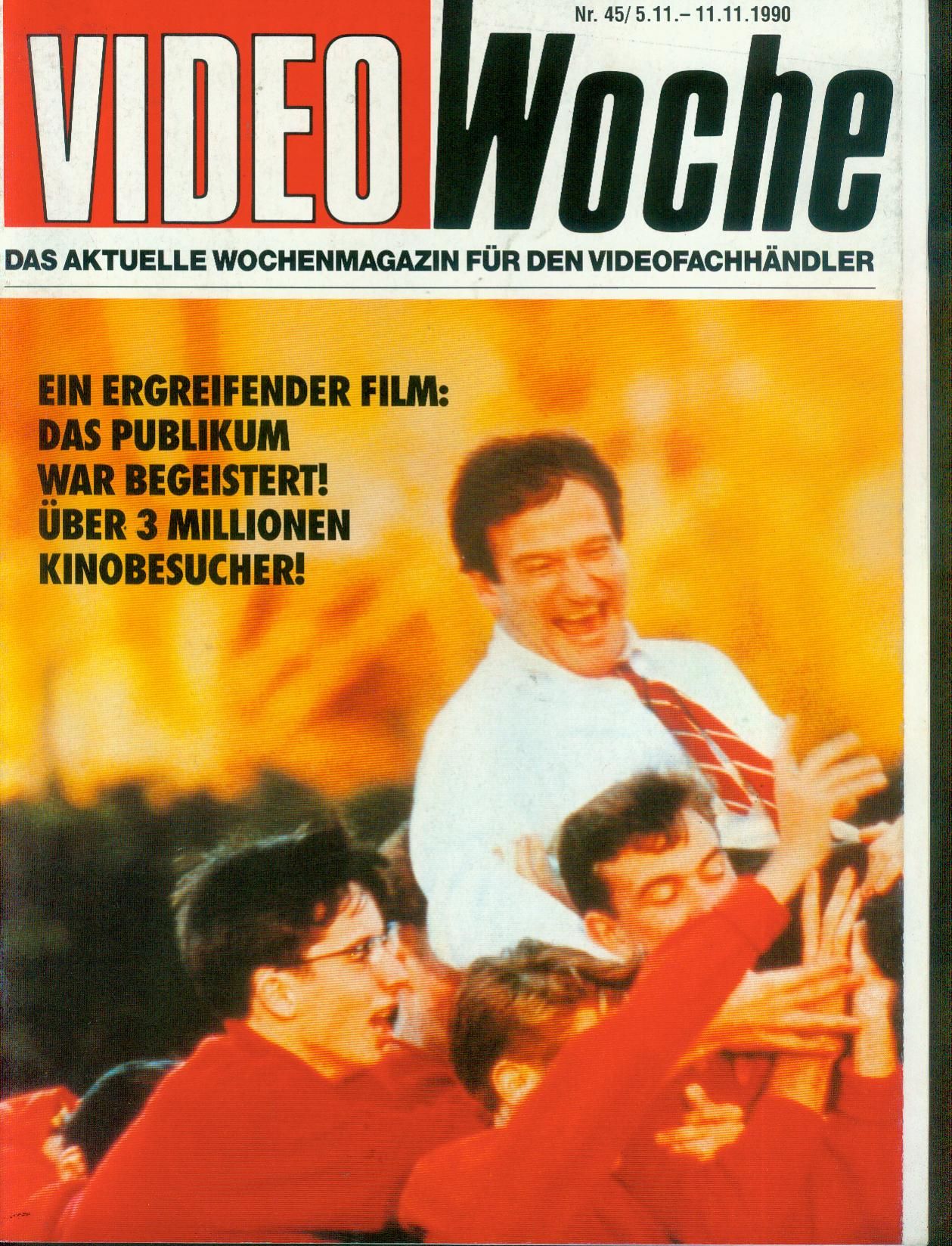 VIDEOWOCHE magazine side cover Issue 45   1990