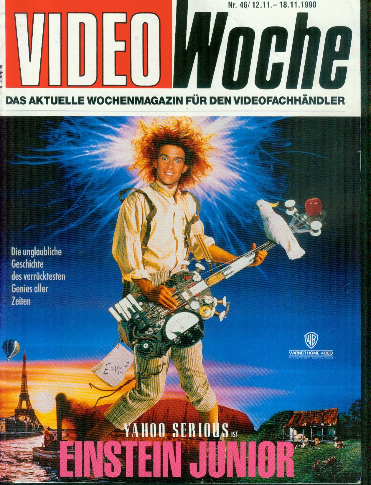 VIDEOWOCHE magazine side cover Issue 46   1990