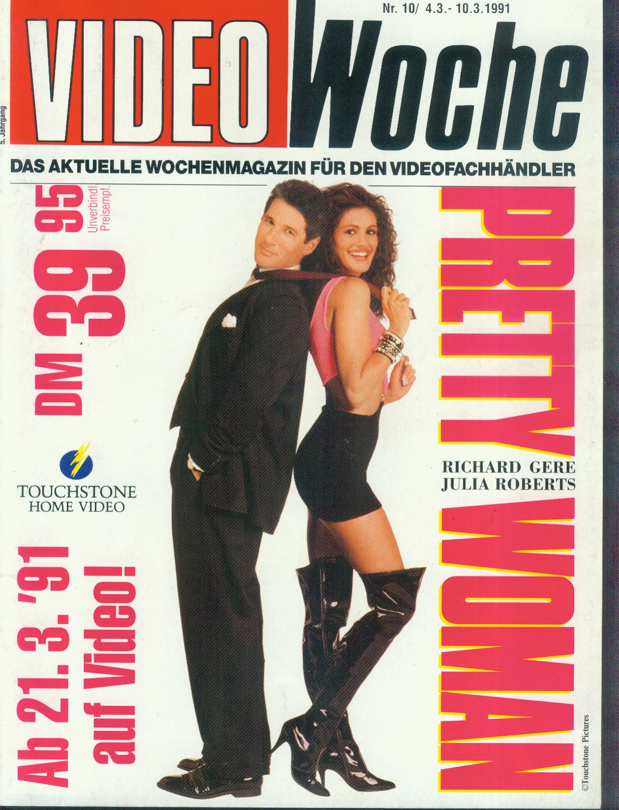 VIDEOWOCHE magazine side cover Issue 10   1991