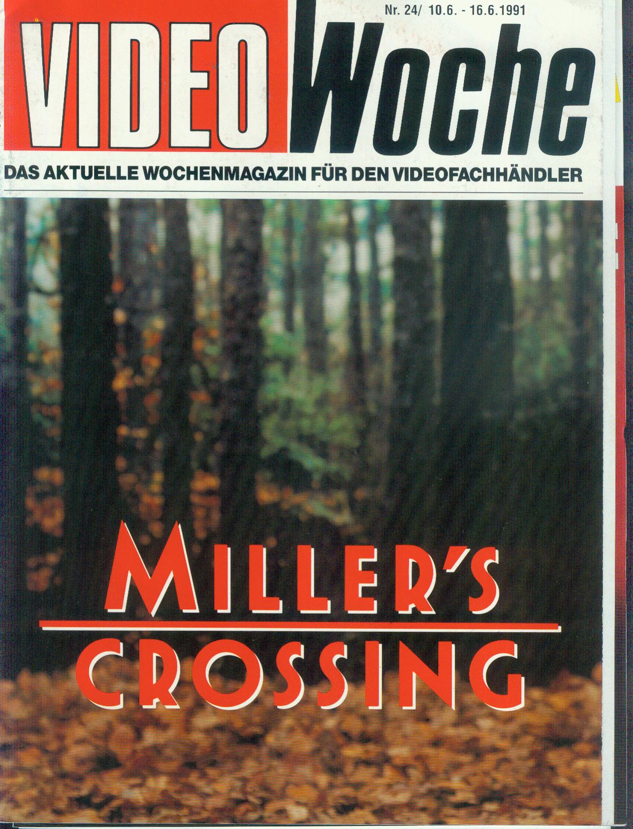 VIDEOWOCHE magazine side cover Issue 24   1991