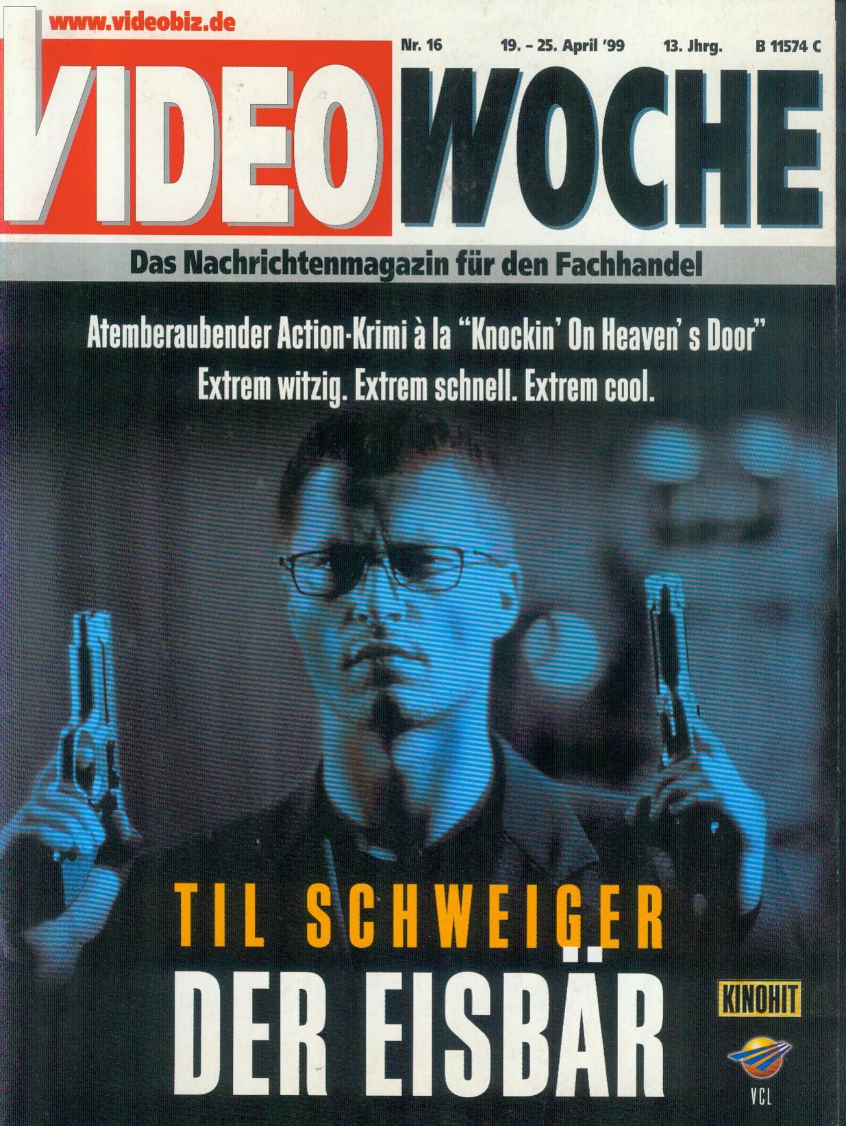 VIDEOWOCHE magazine side cover Issue 16   1999