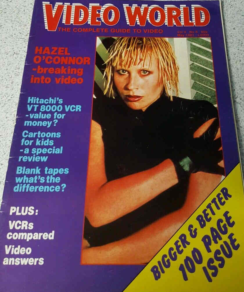 VIDEO WORLD magazine side cover  Vol 3 # 5 May 1981