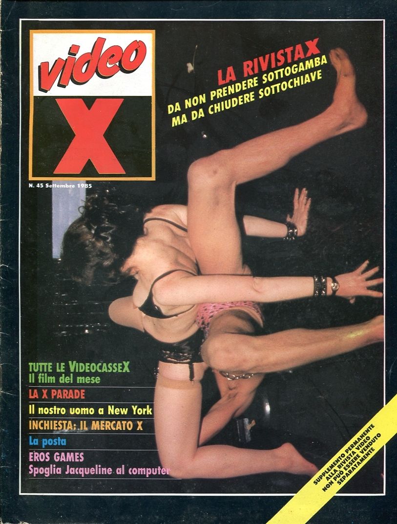 VIDEO X (ITALY) magazine cover Issue 45 September 1985