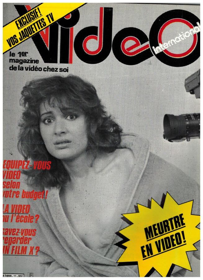 VIDEO INTERNATIONAL (LARGE V and O) magazine cover Issue 11  1983