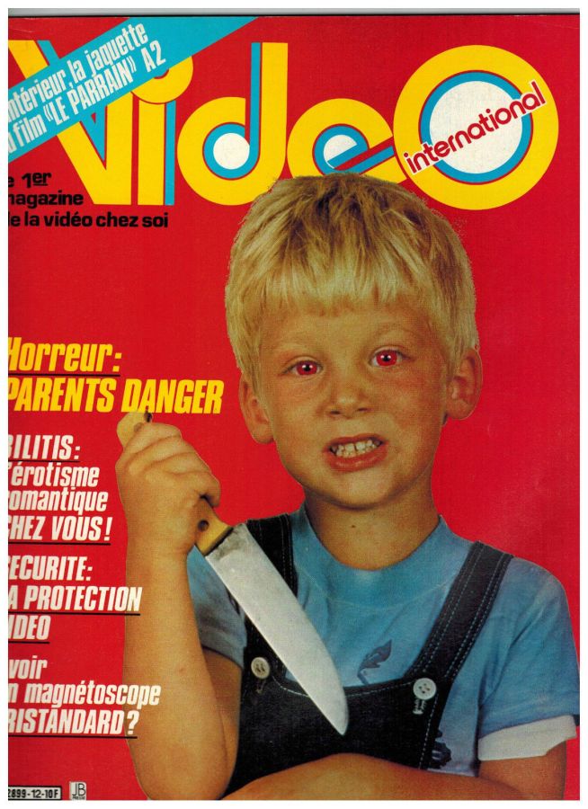 VIDEO INTERNATIONAL (LARGE V and O) magazine cover Issue 12  1983