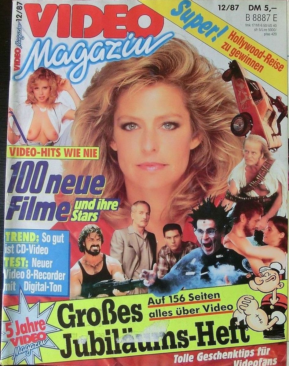 VIDEO MAGAZIN magazine cover December 1987