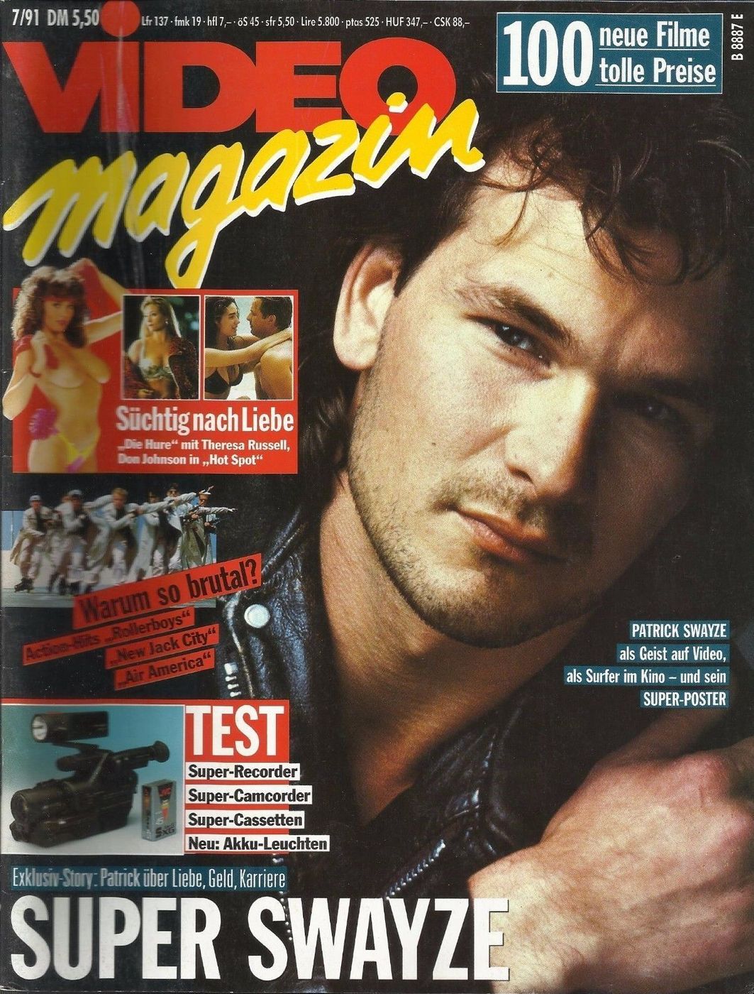 VIDEO MAGAZIN magazine cover  July 1991