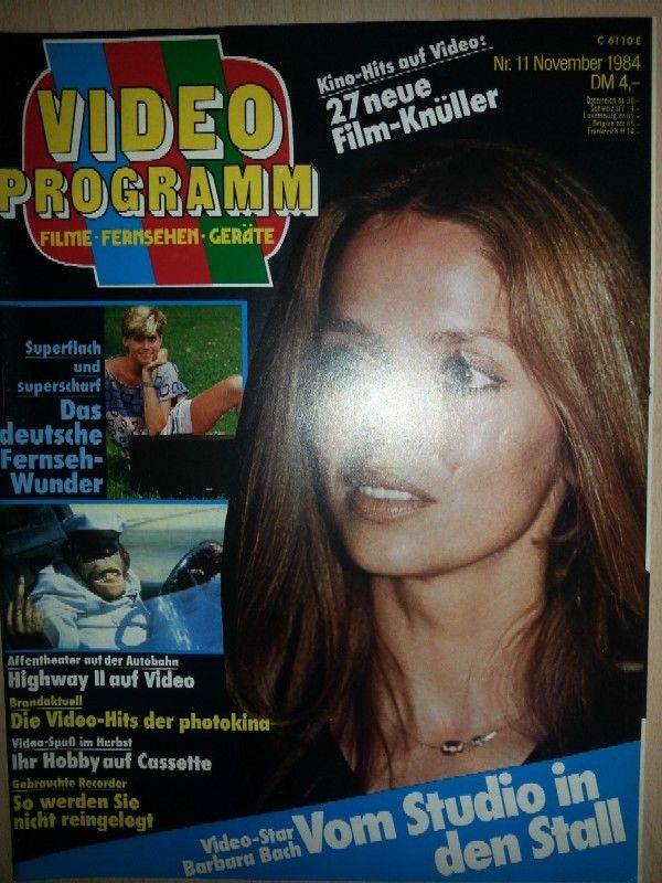 VIDEO PROGRAMM magazine cover November 1984