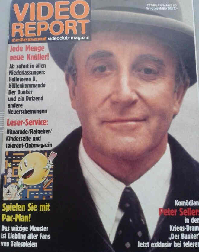 VIDEO REPORT magazine side cover  February/March 1983