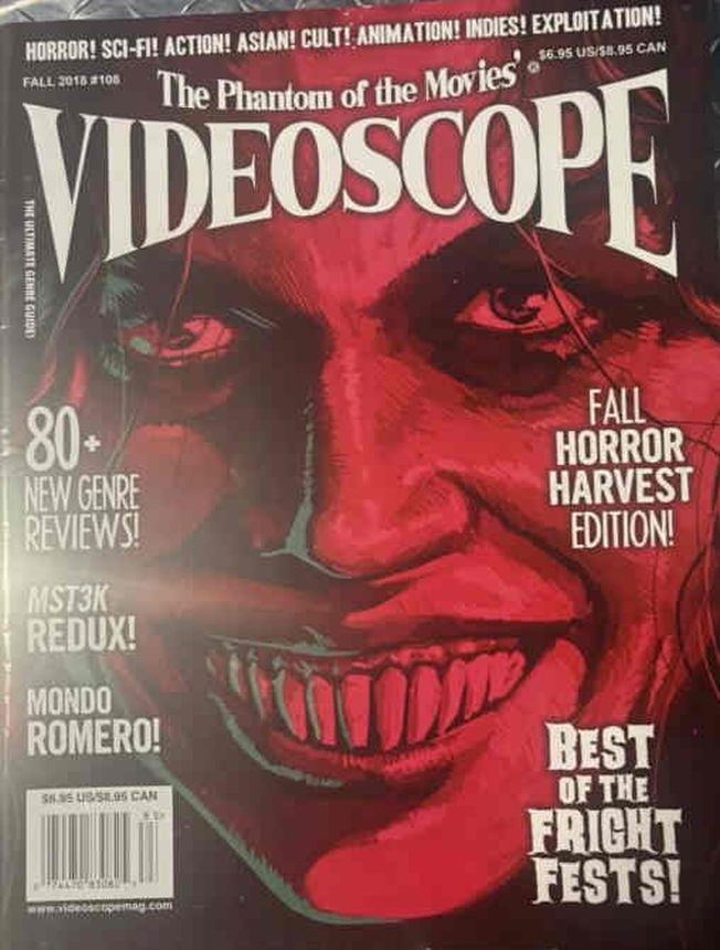 VIDEOSCOPE magazine cover Issue 108 Fall 2018