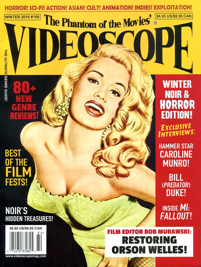 VIDEOSCOPE magazine cover Issue 109 Winter 2018