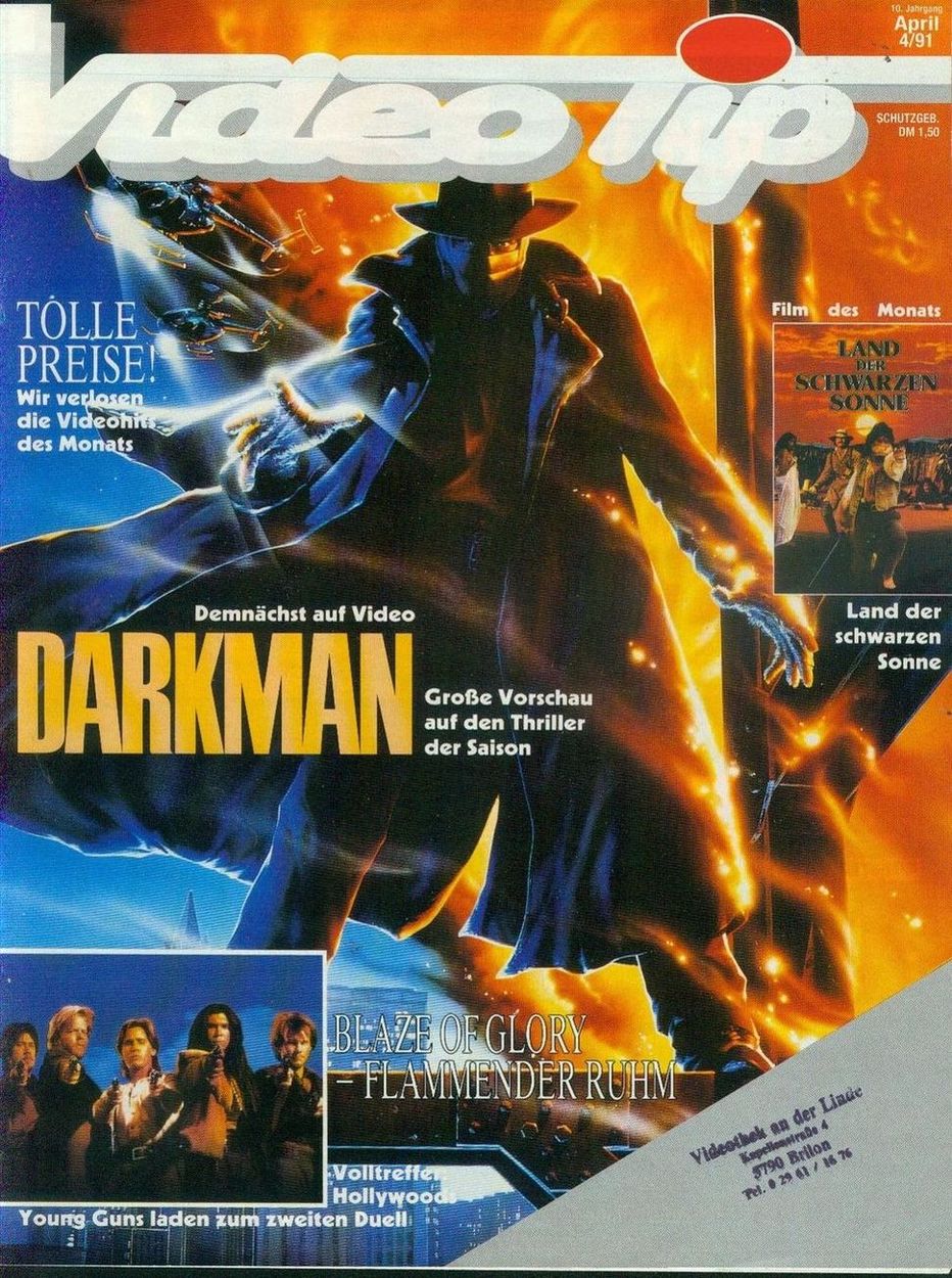 VIDEO TIP magazine cover April 1991
