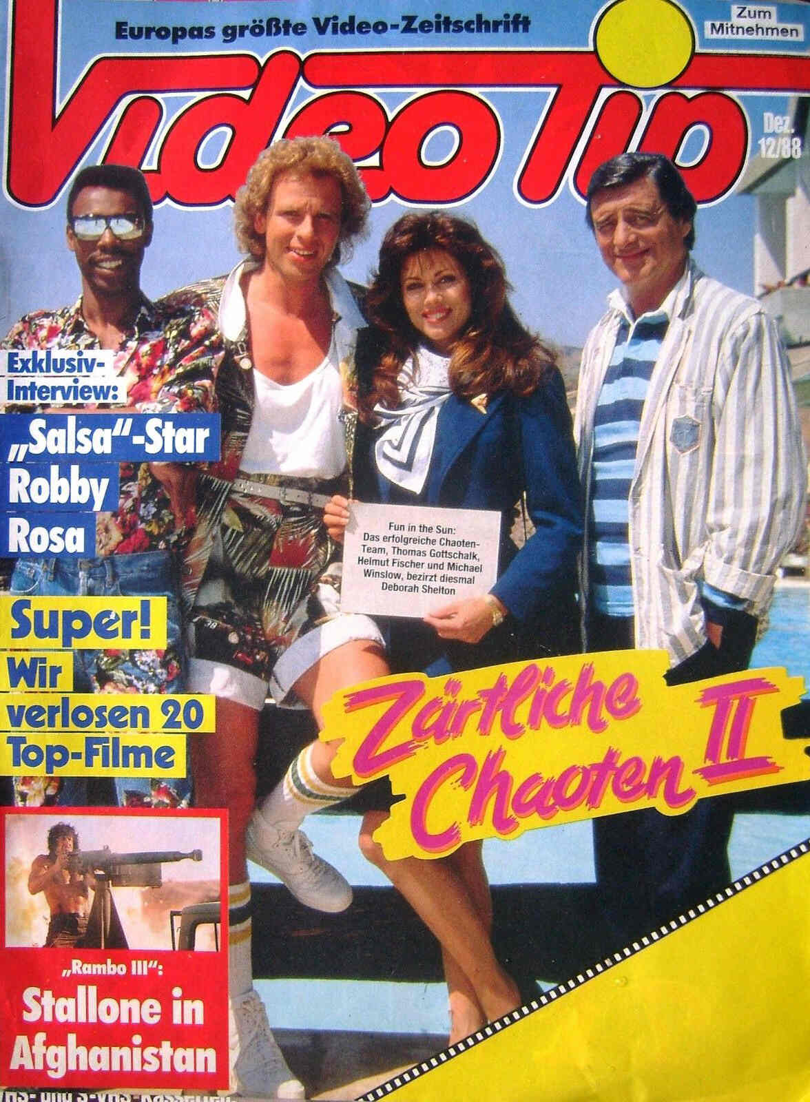 VIDEO TIP magazine cover December 1988