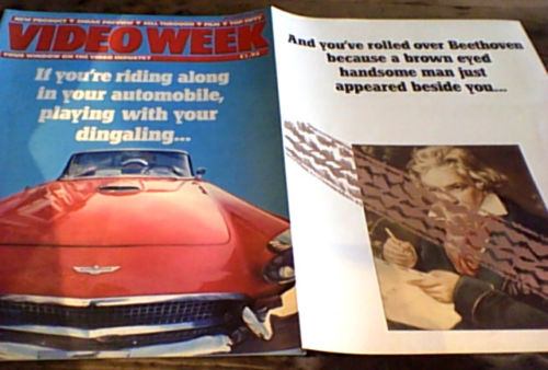 VIDEO WEEK magazine side cover 22 August 1988
