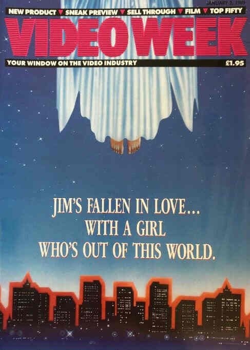 VIDEO WEEK magazine side cover 2 January 1989