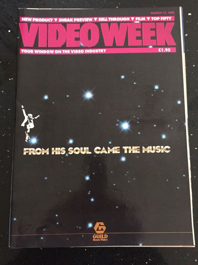 VIDEO WEEK magazine side cover 13 March 1989