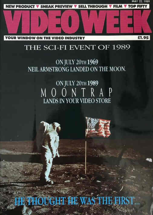 VIDEO WEEK magazine side cover 22 May 1989