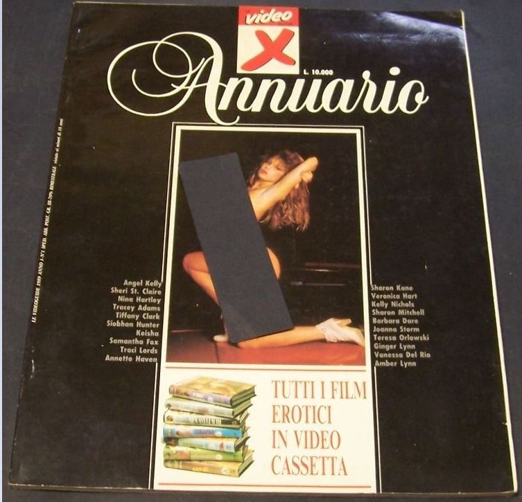VIDEO X (ITALY) magazine side cover Issue 1  
