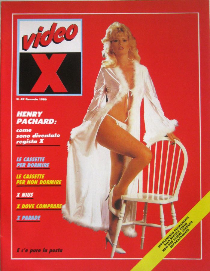 VIDEO X (ITALY) magazine cover Issue 49  January 1986