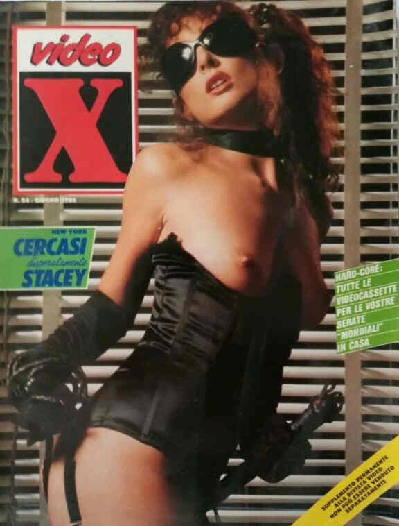 VIDEO X (ITALY) magazine side cover Issue 54  June 1986