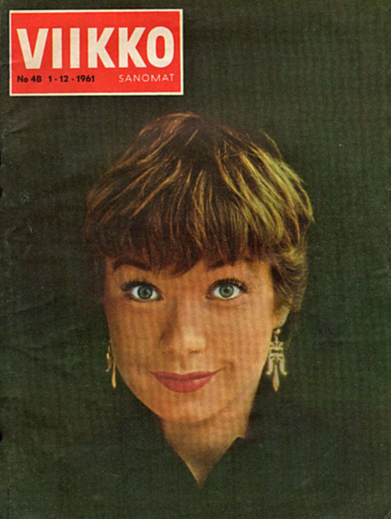 VIIKKO SANOMAT magazine side cover Issue 48   1949